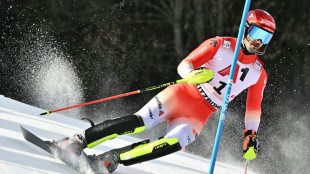 Meillard tops first run of Kitzbuehel slalom, Noel lurks