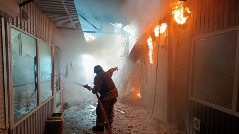 Russian strike on Ukraine market kills five, wounds 19