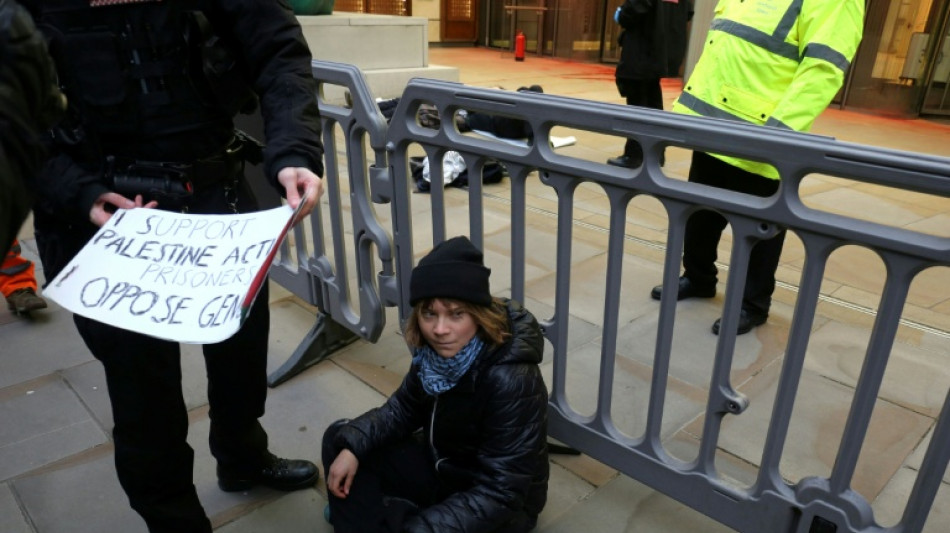 Detienen a Greta Thunberg en Londres en una protesta de apoyo a militantes de Palestine Action