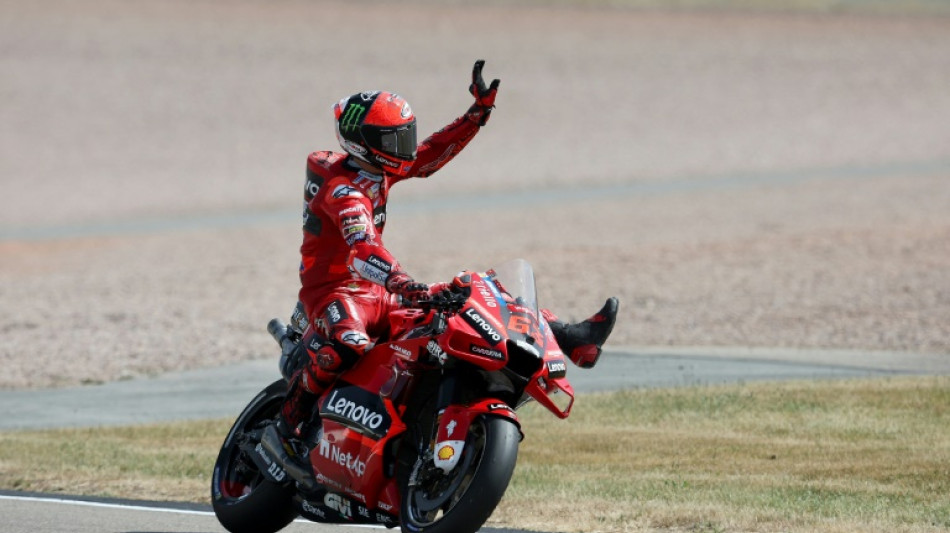 Bagnaia saldr&aacute; en la pole position del Gran Premio de Alemania, por delante de Quartararo
