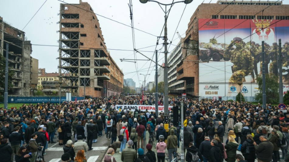 Manifestación en Belgrado contra un proyecto inmobiliario del yerno de Trump
