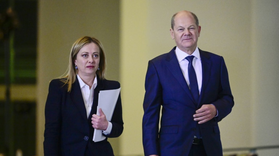 Scholz zu Besuch bei Italiens Regierungschefin Meloni in Rom 