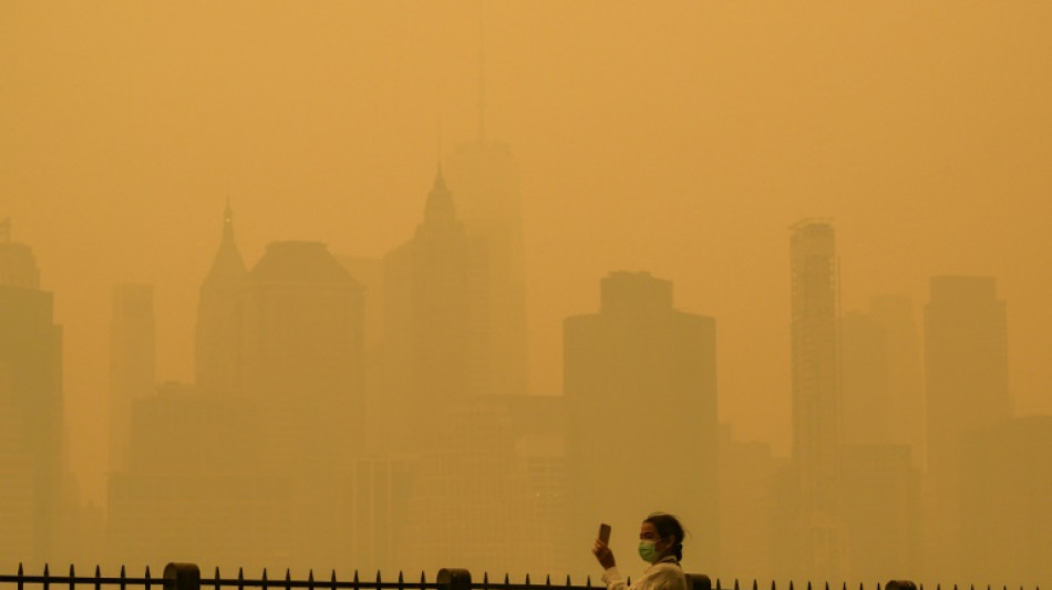 Incendios en Canad&aacute; cubren Nueva York de una niebla apocal&iacute;ptica