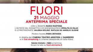 Fuori, anteprima speciale in live streaming per film di Martone