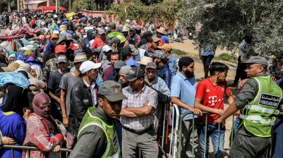 S&eacute;isme au Maroc: des tentes pour des survivants &agrave; l'avenir incertain