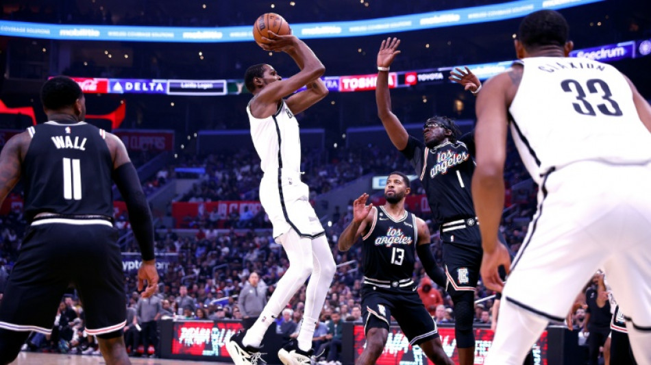 Durant fuels Nets in win over Clippers