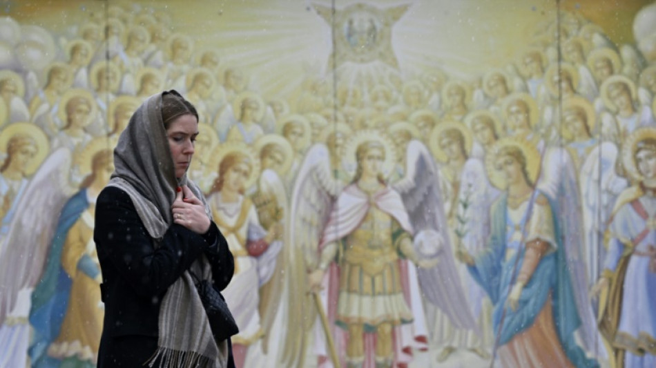 Ukraine: &agrave; Kiev, des Orthodoxes f&ecirc;tent No&euml;l dimanche pour d&eacute;fier Moscou