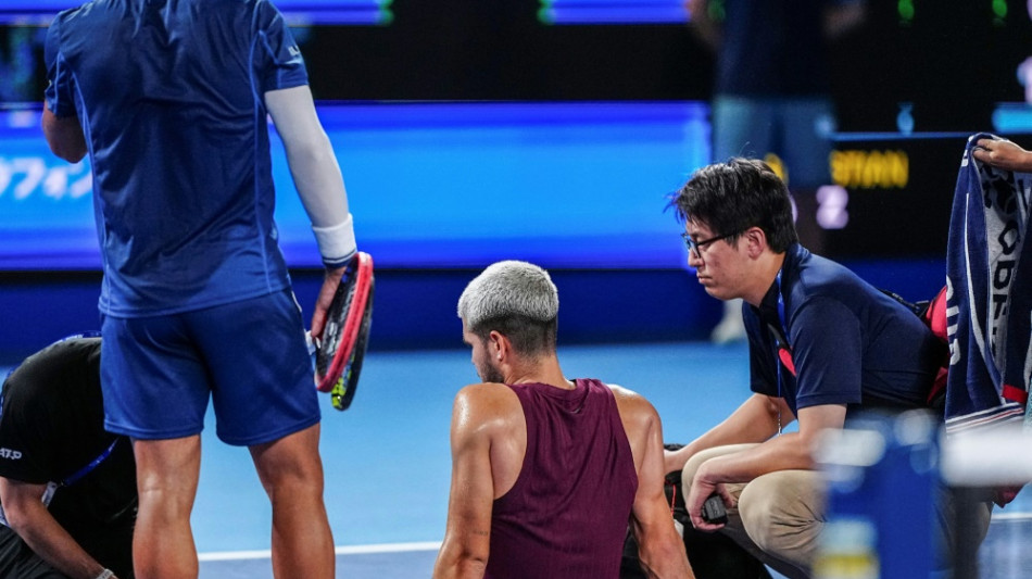 Nach großem Schreck: Alcaraz  in Tokio erfolgreich