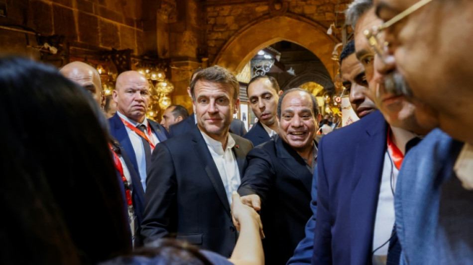 Gaza au coeur de la visite d'Emmanuel Macron au Caire