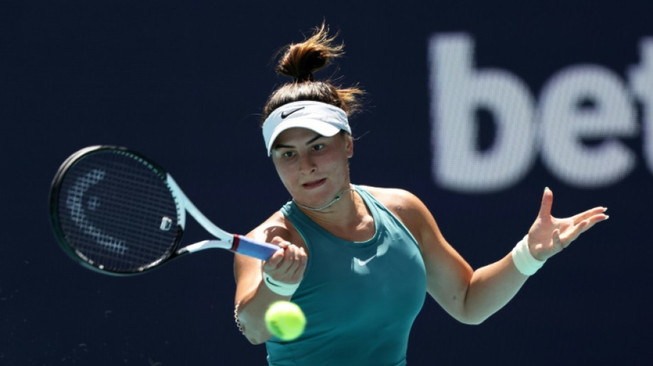 Andreescu suffers injury blow at Miami Open