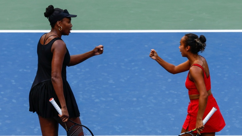 US Open: fin de parcours pour la paire Venus Williams-Leylah Fernandez