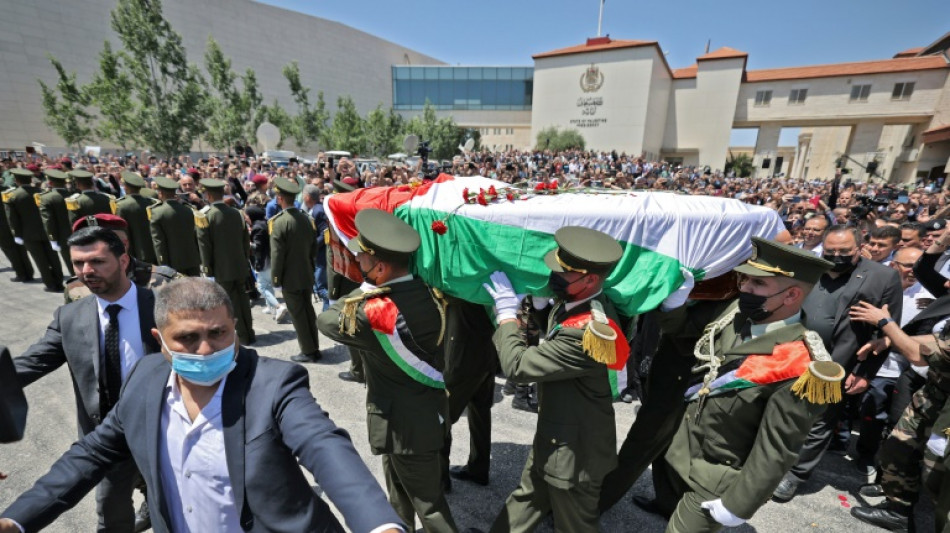 Les Palestiniens rendent hommage &agrave; la journaliste tu&eacute;e Shireen Abu Akleh