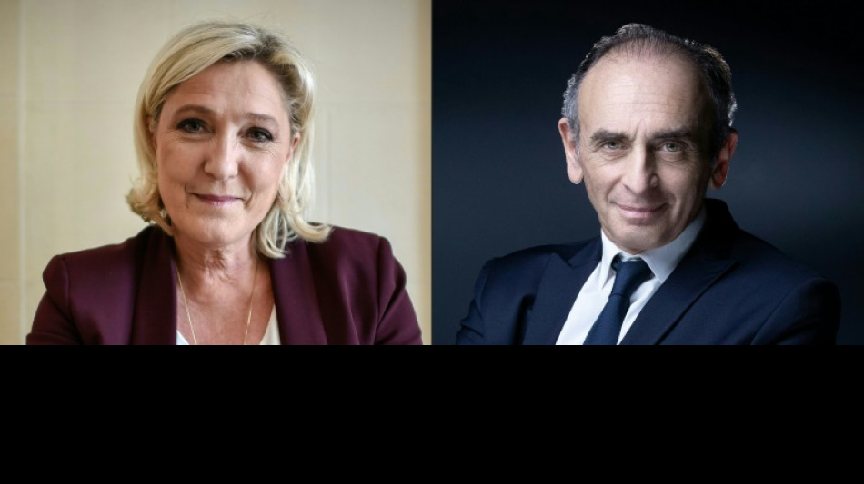 Pr&eacute;sidentielle: duel &agrave; distance entre Zemmour et Le Pen en attendant Macron