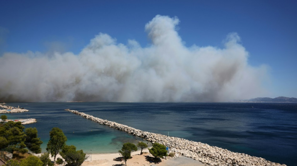 Waldbrand erreicht südfranzösische Hafenstadt Marseille