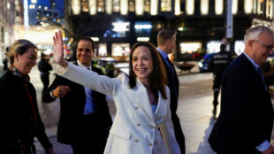 Nobel: depuis Oslo, Machado assure qu'elle ira au bout de sa lutte au Venezuela