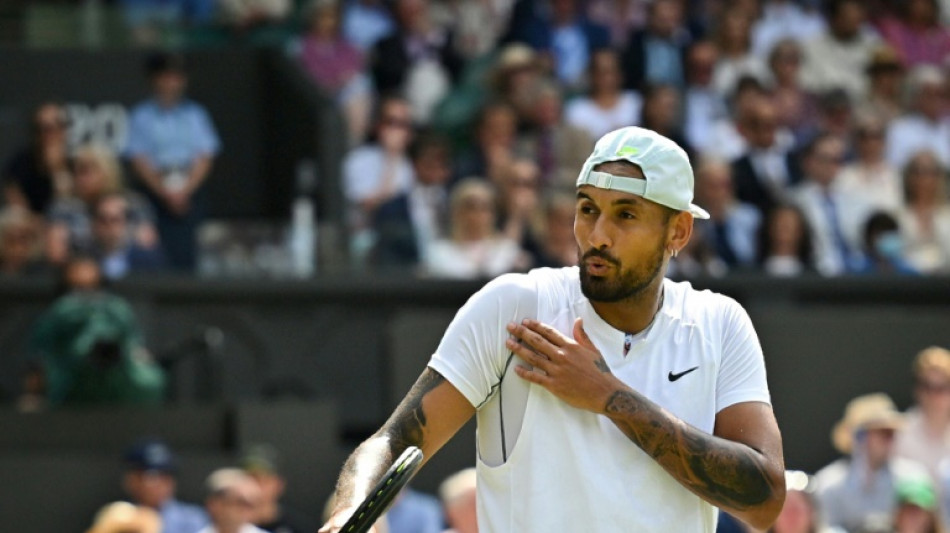 Kyrgios vents over towels, pleads for patience after losing on return