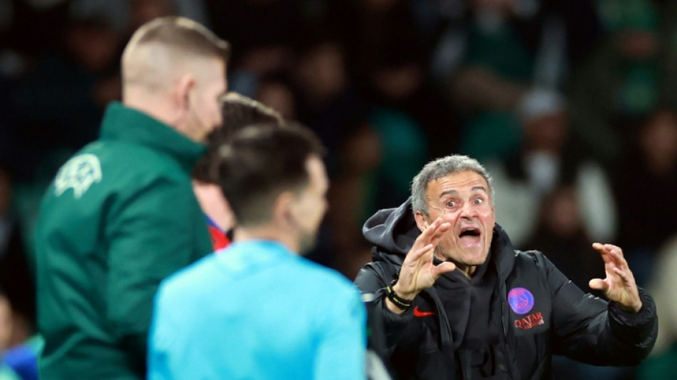 Ligue des champions: "un r&eacute;sultat tr&egrave;s tr&egrave;s tr&egrave;s injuste" pour le PSG, peste Luis Enrique 