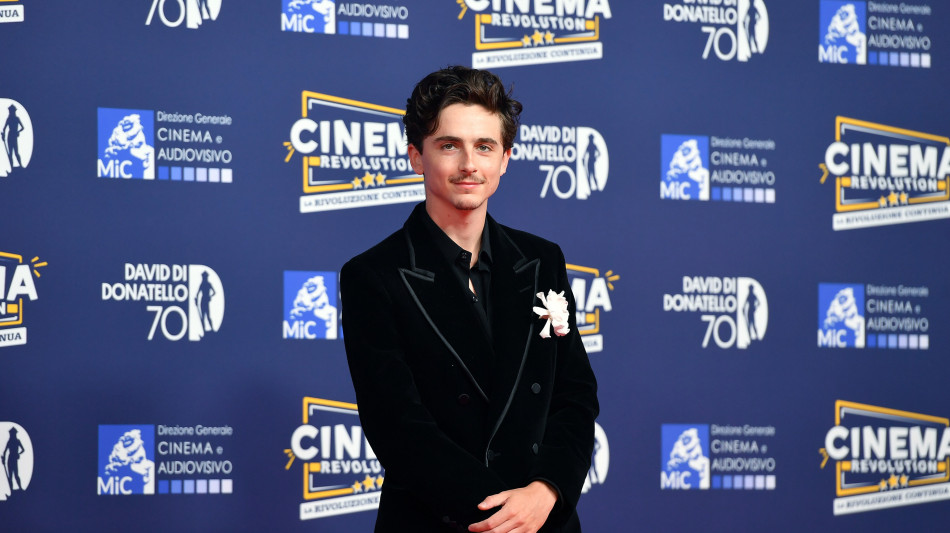 Chalamet ai David, sento una connessione profonda con l'Italia