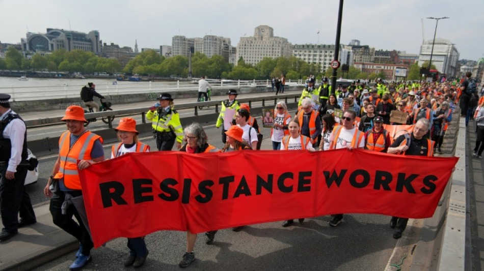 Letzte Demo von durch spektakul&auml;re Proteste bekannter Klimagruppe Just Stop Oil
