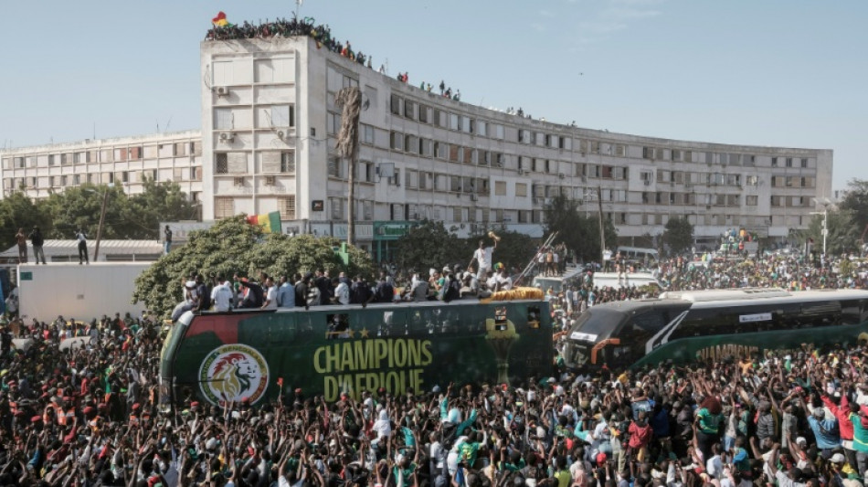 CAN-2025: des dizaines de milliers de S&eacute;n&eacute;galais f&ecirc;tent leurs Lions dans Dakar survolt&eacute;e