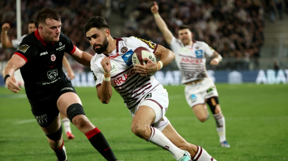 Top 14: L'UBB r&eacute;gale, tremble et s'impose sur le fil devant Toulouse