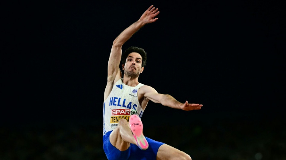 Greece's Tentoglou wins fourth European long jump title