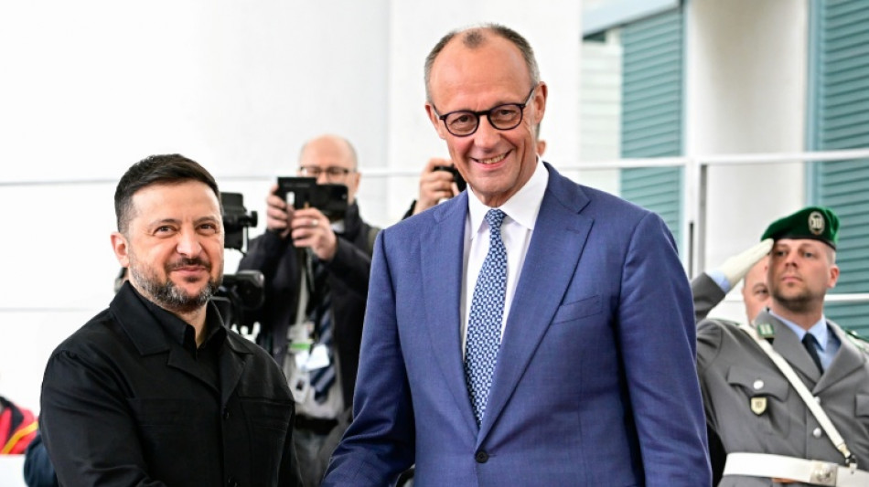 Zelensky in Germany for military talks amid drone boom