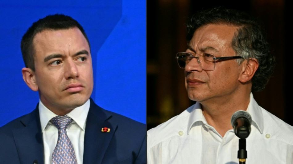 El presidente de Ecuador acusa a Petro de impulsar una "incursi&oacute;n" guerrillera desde Colombia