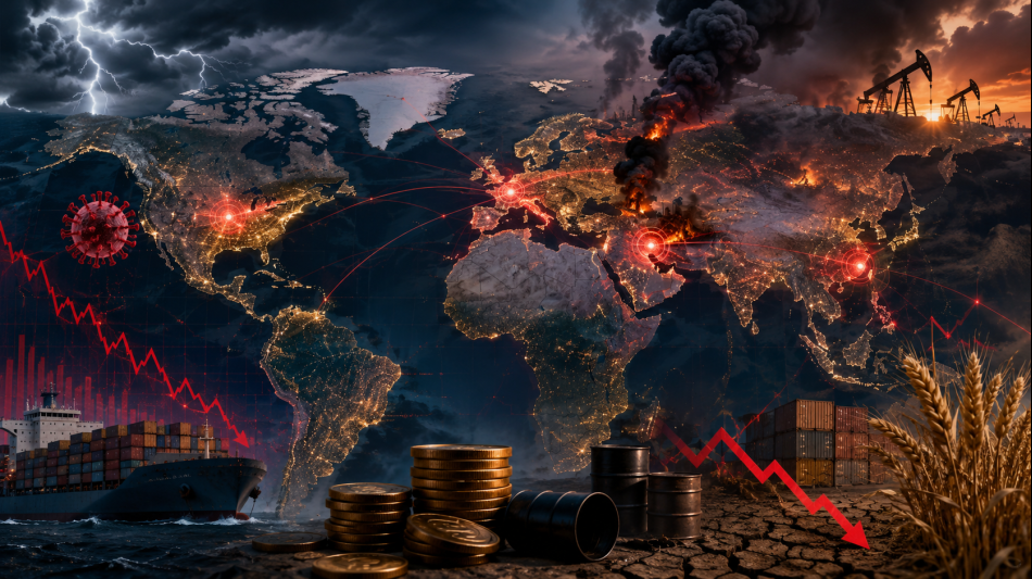 L&rsquo;onde d&rsquo;une crise mondiale