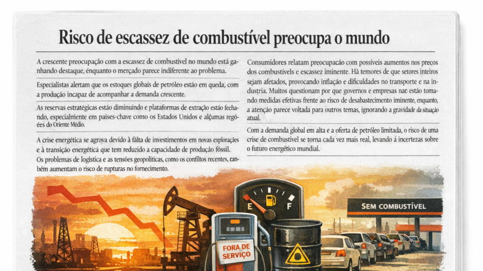 Crise global de combust&iacute;veis